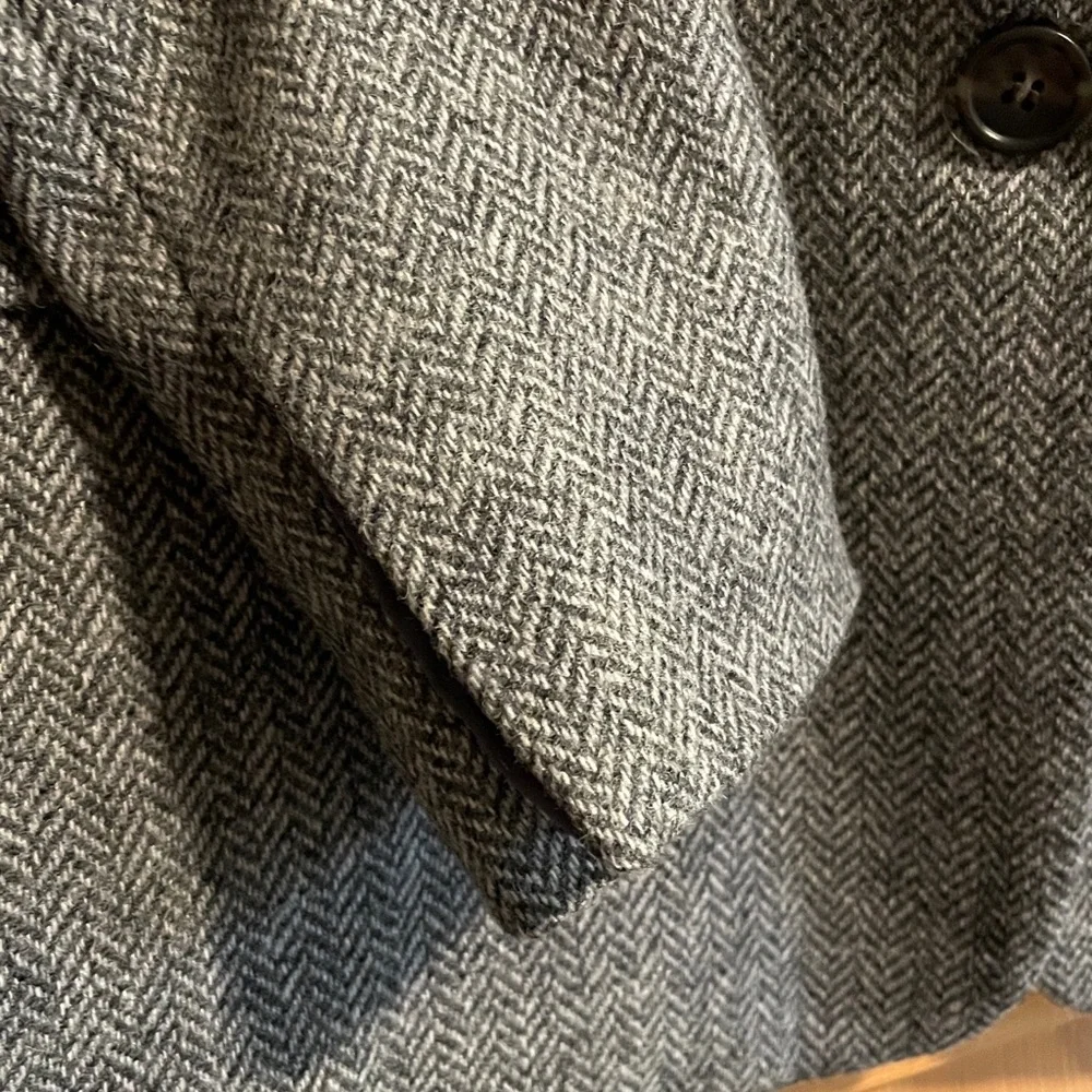 J. Crew Wool Herringbone Somerset Blazer in Gray - Picture 2 of 4